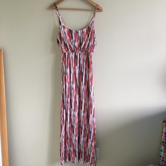 Bobeau maxi dress striped strap lined‎ knit size XS - Picture 3 of 7